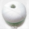 Filo Di Scozia №8 (82 белый) (5шт) (340м/50г, 100% мерсеризирванный хлопок)