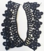 Воротник лён 15604 черный 
