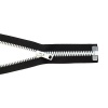 Молния BICOLOR трактор разъем. (1зам.,Т6) 70см (077 черный/001 белый) (2шт)