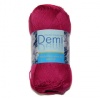 Пряжа Demi 168- Вишневый (10шт) (250м/50г,100% мерсеризованный хлопок)