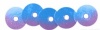 Пайетки плоские (17 св.бирюзовый) 6мм 10г