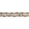 Тесьма металл. 9538, 10мм*20м Астра (серебро)	