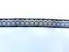 HB04 16713 Тесьма жаккардовая 16мм*5м (3- черный/серебро)