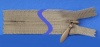 Молния потайная Т2 40см 187 коричневый (YKK)