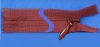 Молния потайная Т2 50см 073 бордовый (YKK)