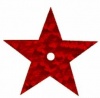 Пайетки "звездочки" 20мм 10г (50103 красный голограмма)