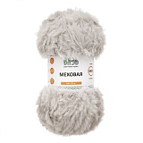 Пряжа Вязь  "Меховая" 100гр/55м (05 св.серый) (3шт) (100%полиэстер)