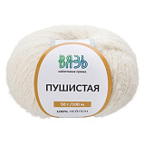 Пряжа Вязь 'Пушистая' (3шт) (020 св.беж) 50гр./100м (100% нейлон)