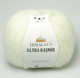 Пряжа Ultra Kasmir цв.56807 молочный (10шт) 75% акрил/25% альпака 175м/50г