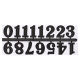 5AS-085 Цифры арабские для часов 2,5см,цв.черный Мастери Сама Пенза