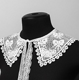 Воротник-кружево 13/189 30смх35см цв.белый матовый